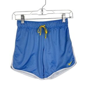 Nike Shorts Youth Small Purple Mesh Garter Activewear Athletic Bottoms Kids